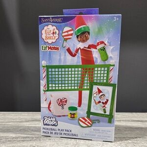 NEW: The Elf on the Shelf: Polar Props Pickleball Playset - 8 Piece Set